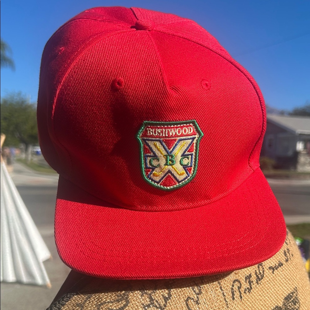 Funko Red Baseball Cap with Embroidered Patch